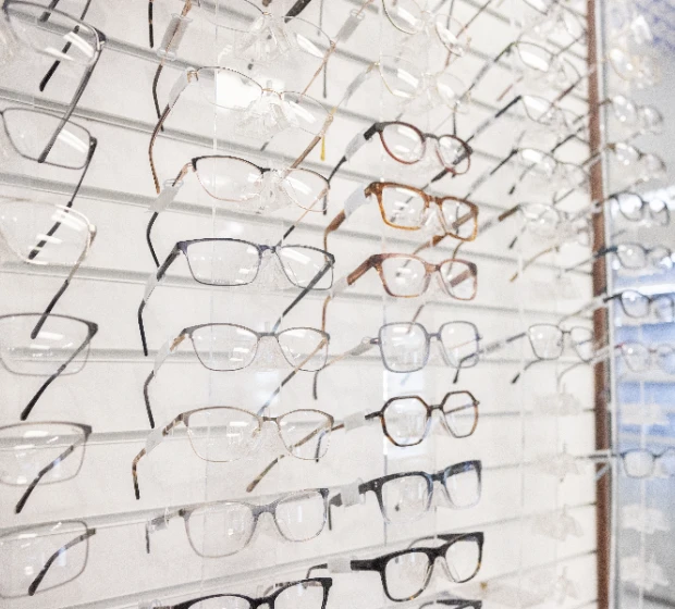 duża ilość okularów